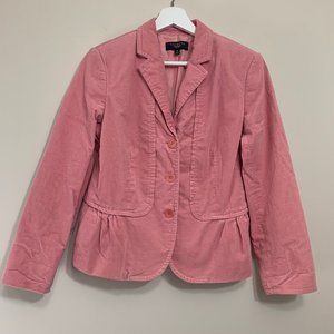 Talbots Blazer Corduroy Pink Size 8 Petite